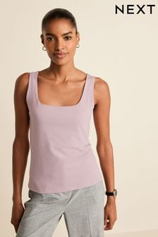Purple Square Neck Vest (255212) | $15