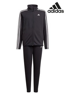 חליפות ספורט עם 3 פסים של adidas בשחור (255690) | ‏177 ₪
