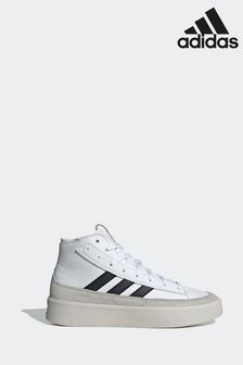 adidas White Sportswear Znsored Hi Trainers (255771) | $198