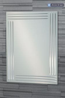 Rideau rideau Kensington miroir de salle de bain rectangulaire