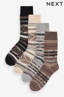 Neutral 4 Pack Pattern Heavyweight Socks (256085) | 31 €