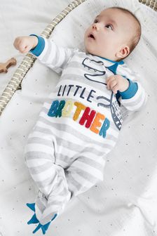 Dinozaur albastru - Pijama Little Brother pentru bebeluși (0-18 luni) (256275) | 66 LEI - 74 LEI