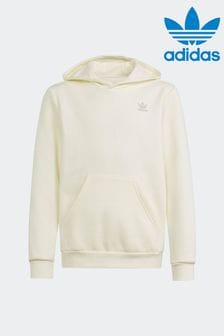 Biały - Bluza z kapturem Adidas Originals Junior (256827) | 210 zł