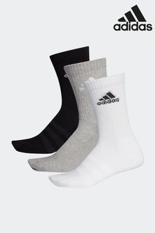 adidas White/Black Adult Cushioned Crew Socks (256834) | €7.50