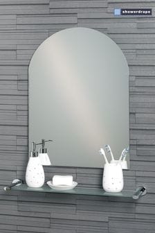 Drapé de douche Hampton Petit miroir de salle de bain voûté (256881) | €45
