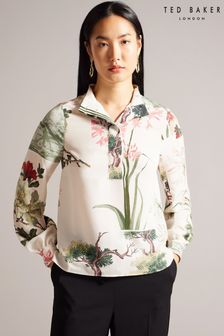 Ted Baker Jaynia Stand Collar Shirt With Half Placket (256950) | HK$1,131
