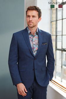 Blue Tailored Signature TG Di Fabio Wool Rich Puppytooth Suit (257078) | 171 €