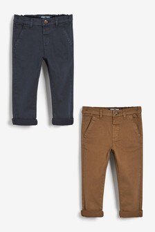 2 Pack Chino Trousers (3mths-7yrs)