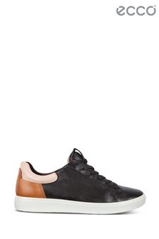 Baskets en cuir à lacets ECCO® Soft 7 W multicolores