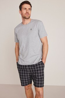 Check Woven Pyjama Set