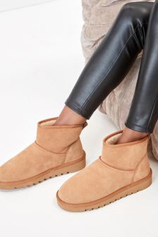 Forever Comfort® Faux Fur Lined Ankle Boots