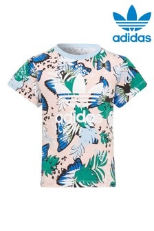 adidas Originals T-Shirt mit Schmetterling-Blumenprint (259328) | 23 €