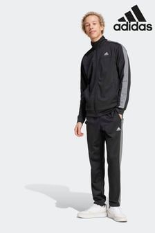 Black - Adidas Tricot Colourblock Tracksuit (260528) | kr1 010