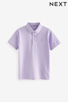 Lilac Short Sleeve Polo Shirt (3-16yrs) (260918) | €10 - €17