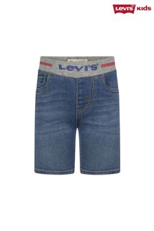 Baby Boys Blue Cotton Blend Shorts (261327) | ￥5,280