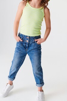 Drop Waistband Mom Jeans (3-16yrs)
