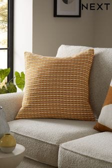 Ochre Yellow Harvey Geometric 59 x 59cm Cushion (261860) | $29