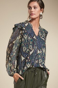 Haut à volants en tulle