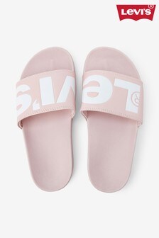 Claquettes Levi's® roses avec logo