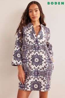 Boden White Notch Beach Shift Dress (262720) | 57 €