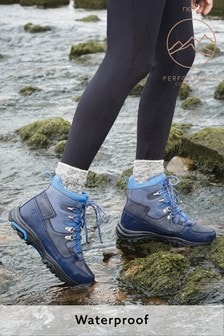 Navy Blue Regular/Wide Fit Next Active Sports Performance Forever Comfort® Waterproof Walking Boots (263074) | €95