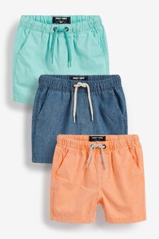 Lot de 3 shorts à taille élastique (3 mois - 7 ans)