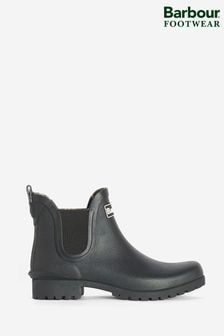 Barbour® Black Wilton Short Wellington Boots (263187) | $151