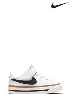 Nike White/Black Court Legacy Infant Trainers (263404) | €31