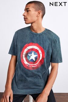 Marvel/Blaue Waschung - Regular Fit - TV And Film Lizenziertes T-Shirt (263680) | 28 €