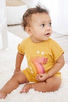 Barboteuse Hype. à manches courtes (6-3 ans)