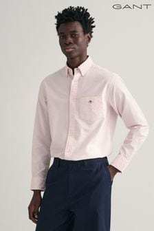 GANT Pink Regular Fit Poplin Banker Shirt (264358) | kr1,298