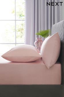 Pink Easy Care Polycotton Fitted Sheet (264447) | ￥930 - ￥2,320