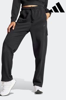Črna - kargo hlače za prosti čas iz flisa Adidas Sportswear All Szn (265515) | €25