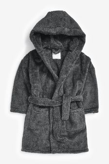 Grey Soft Touch Fleece Dressing Gown (1.5-16yrs) (265694) | €15 - €22