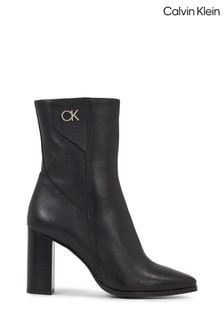 Calvin Klein Ankle Heel Black Boots (266002) | €149