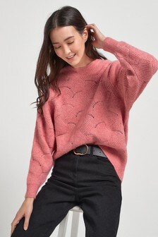 Pull à détails surpiqués