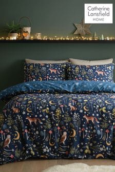 Catherine Lansfield Blue Catherine Lansfield Enchanted Twilight Animals Duvet Cover Set (267238) | AED89 - AED139