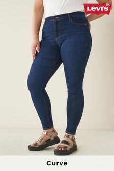 Dunkle Waschung - Levi's® 721™ Curve Skinny-Jeans mit hohem Bund (267520) | 67 €