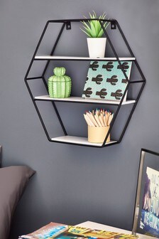 Hexagon Wire Shelf (267629) | 23 €