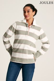 Joules Sammie Striped Heavyweight Cotton Rugby Shirt