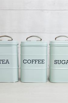 Blue Printed Coffee Canister (268687) | 15 €