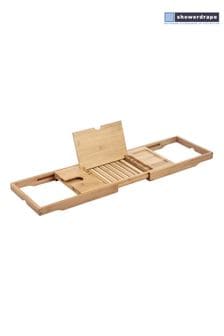 Showerdrape Brown Brooklyn Extendable Bamboo Bath Tray (270007) | €44