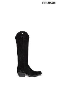 Steve Madden Welsy Boot Black Suede (270110) | LEI 1,432