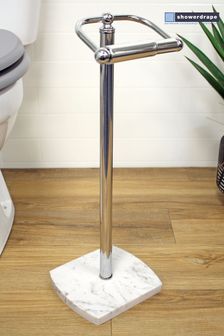 Showerdrape White Octavia Toilet Roll Holder (270390) | $100