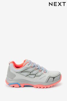 Grey Next Active Sports Waterproof Active Lace-Up Trainers (270698) | ₪ 205