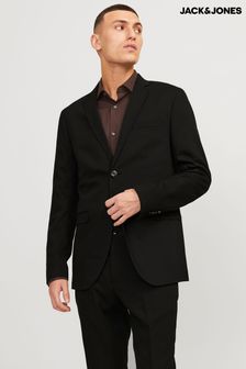 JACK & JONES Black Slim Fit Suit Blazer (271049) | 421 QAR