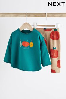 Živo sadje - 2-delni komplet majice s kratkimi rokavi in legic za dojenčke (272067) | €11 - €13