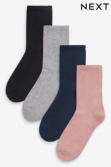 Різнокольоровий - Подушковидна підошва гомілковостопних шкарпеток Чотири пачки (272395) | 357 ₴