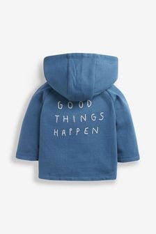 Blue Baby Slogan Jersey Jacket (0mths-3yrs) (272701) | CHF 13 - CHF 15