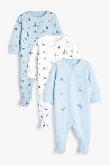 מארז 3 חליפות שינה עם רקמה (גילאי 0 עד 2)